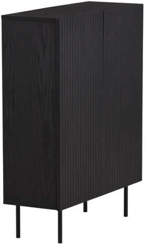 Venture Design Aukštas spintelės stalčius, Björkön, 80x103 cm, Juoda