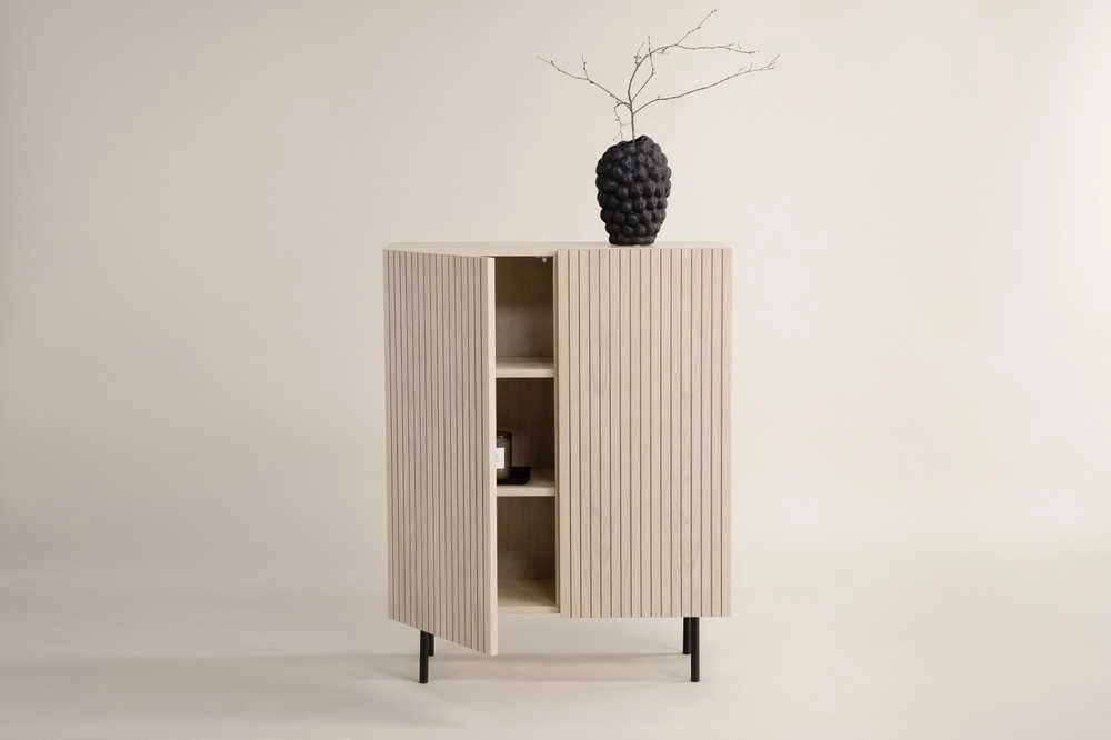 Venture Design Aukštas spintelės stalčius, Björkön, 80x103 cm, balintas