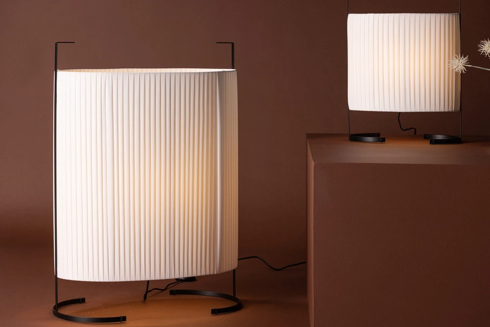 Venture Design Aukštas šviestuvas, Rennes, 80x60x30 cm, Bėžis