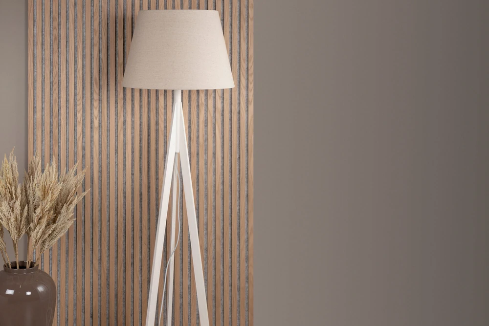 Venture Design Aukštoji lempa, Kona, 160x51 cm, Balta