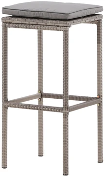 Venture Design Baro išklotinė, Alo Baras su plieno pagrindu, 38x76x38 cm, Pilka