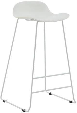 Venture Design Baro kėdė, Banga 2 vnt., 42x50x87 cm, Balta