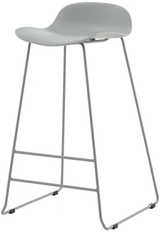 Venture Design Baro kėdė, Banga, 2 vnt., 42x50x87 cm, Pilka