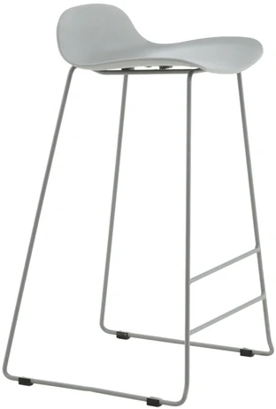 Venture Design Baro kėdė, Banga, 2 vnt., 42x50x87 cm, Pilka