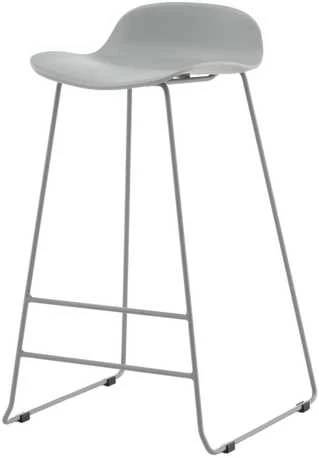 Venture Design Baro kėdė, Banga, 2 vnt., 42x50x87 cm, Pilka