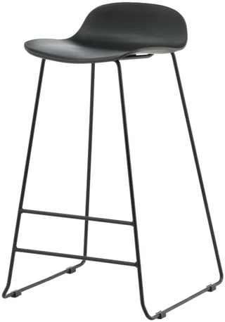 Venture Design Baro kėdė, Banga, 42x50x87 cm, Juoda