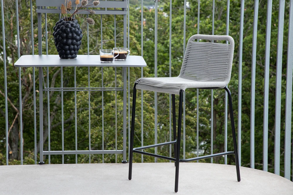 Venture Design Baro kėdė, Lindos, 54x88.5x52.5 cm, šviesiai pilka