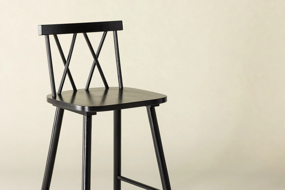 Venture Design Baro kėdė, Mollöström 2 vnt., 90x43 cm, Juoda