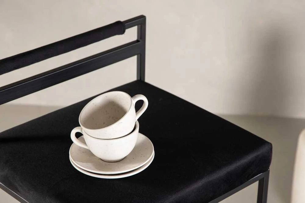 Venture Design Baro kėdė, Opelika, 2 vnt., 41x45x80 cm, Juoda