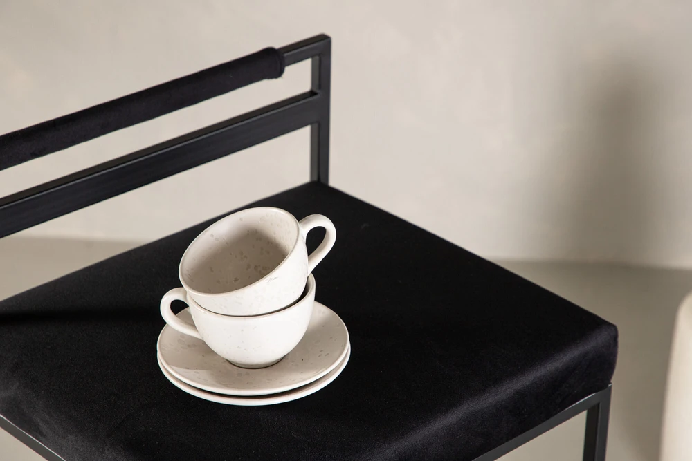 Venture Design Baro kėdė, Opelika, 2 vnt., 41x45x80 cm, Juoda