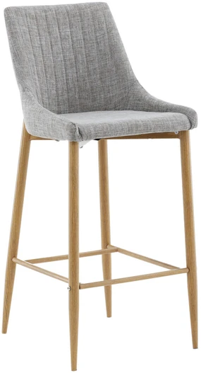 Venture Design Baro kėdė, Plaza 2 vnt., 49,5x45x103 cm, šviesiai pilka