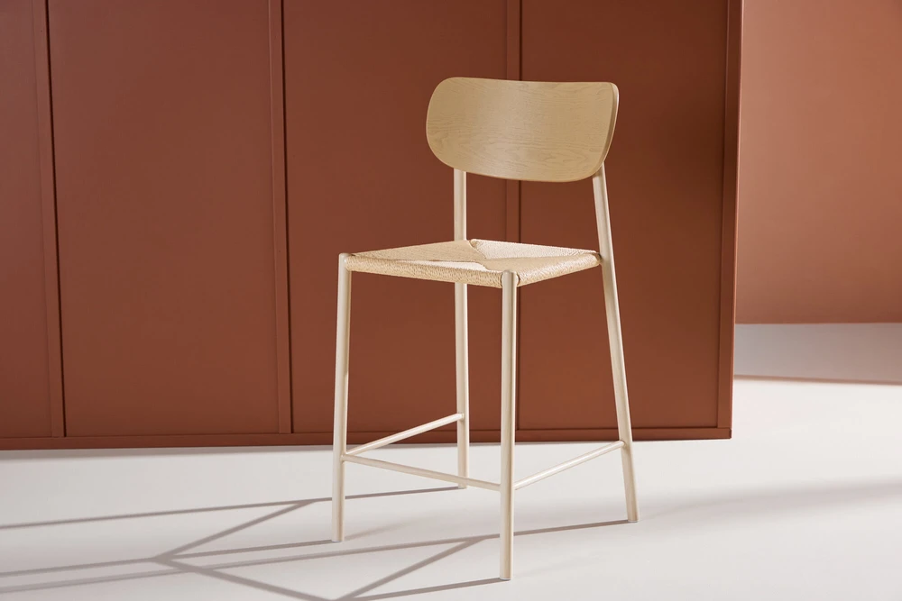 Venture Design Baro kėdė, Polly, 55x52x101 cm, Bėžinės spalva