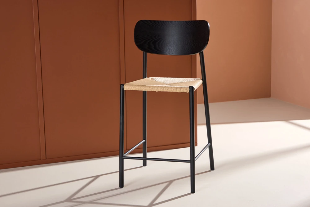 Venture Design Baro kėdė, Polly, 55x52x101 cm, Juoda