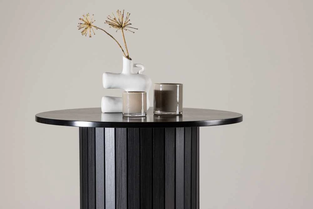 Venture Design Baro stalas, Härön, ⌀70 cm, Juodas