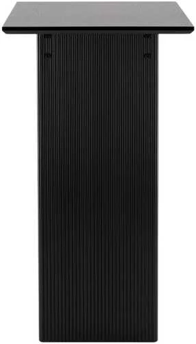 Venture Design Baro stalas, Vail, 120x60 cm, Juodas