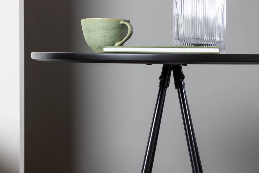 Venture Design Bistro baro stalas, φ60, juodas