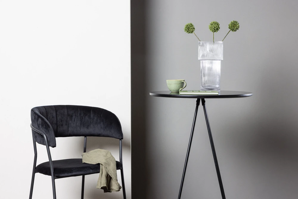 Venture Design Bistro baro stalas, φ60, juodas