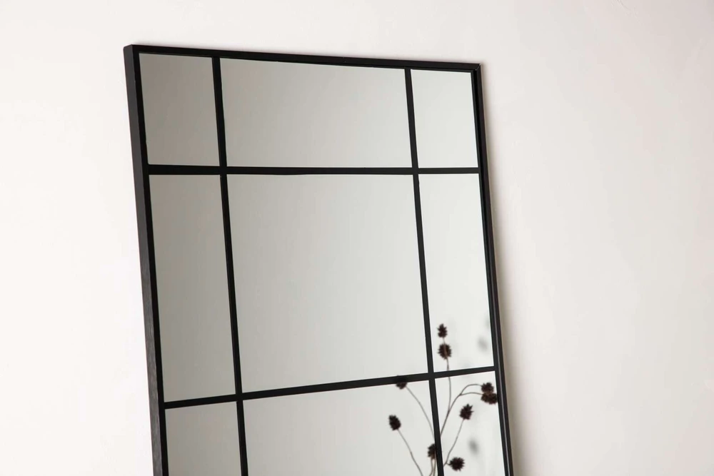 Venture Design Didelis veidrodis, Ežeras, 90x180 cm, Juodas