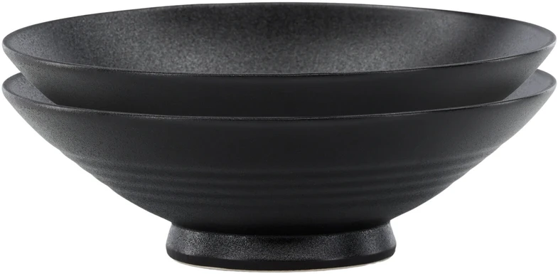 Venture Design Dubuo, Wabi Sabi 2 vnt., 25x8 cm, Juoda