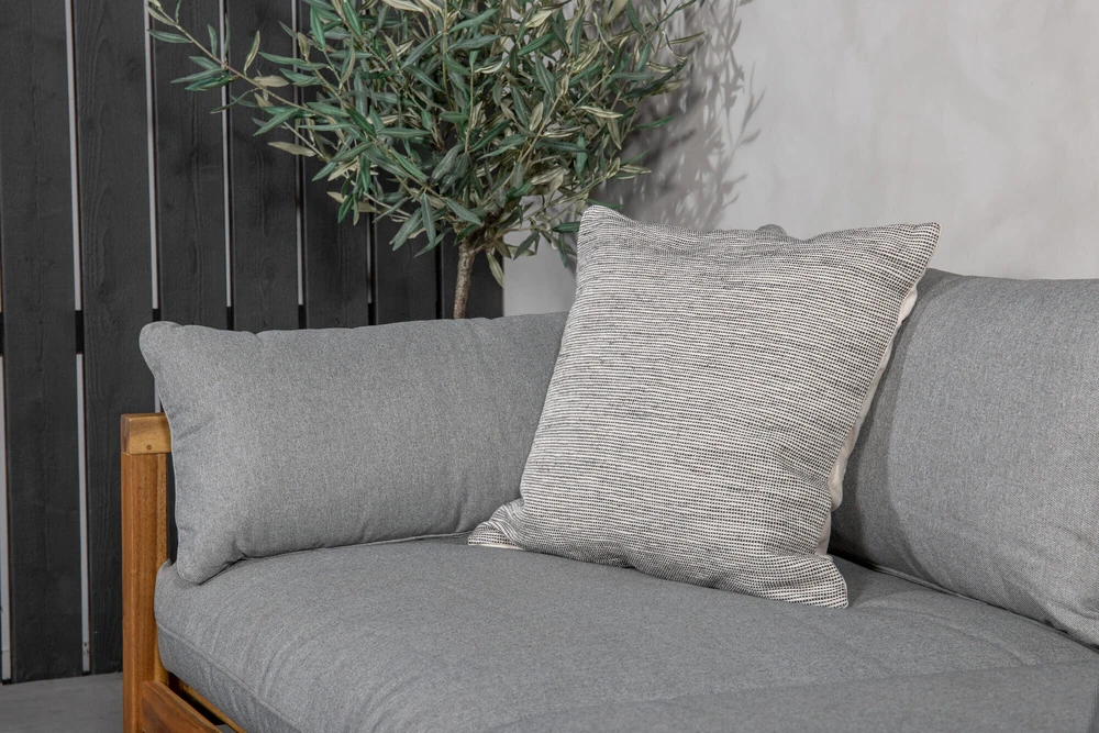 Venture Design Dvigubas Sofa Benčas, Marion, 92x56x185 cm, Pilka