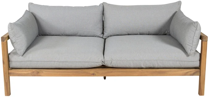 Venture Design Dvigubas Sofa Benčas, Marion, 92x56x185 cm, Pilka