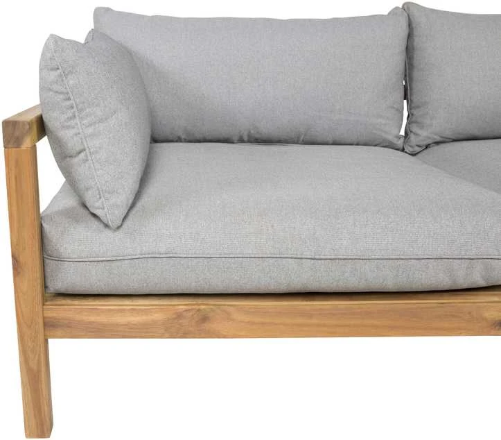 Venture Design Dvigubas Sofa Benčas, Marion, 92x56x185 cm, Pilka
