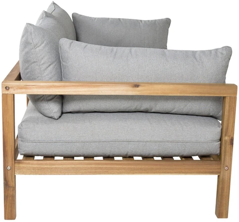 Venture Design Dvigubas Sofa Benčas, Marion, 92x56x185 cm, Pilka
