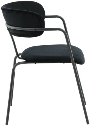 Venture Design Fotelis, Arrow 2 vnt, 61x58x79 cm, Juodas