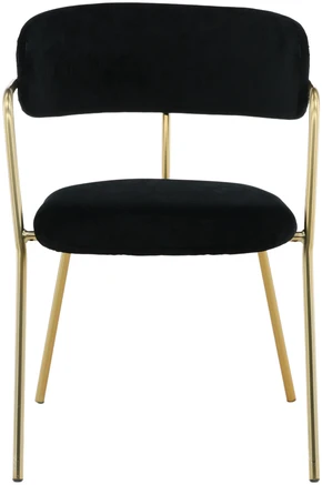 Venture Design Fotelis Arrow 47x47x44 cm Juodas aksomas