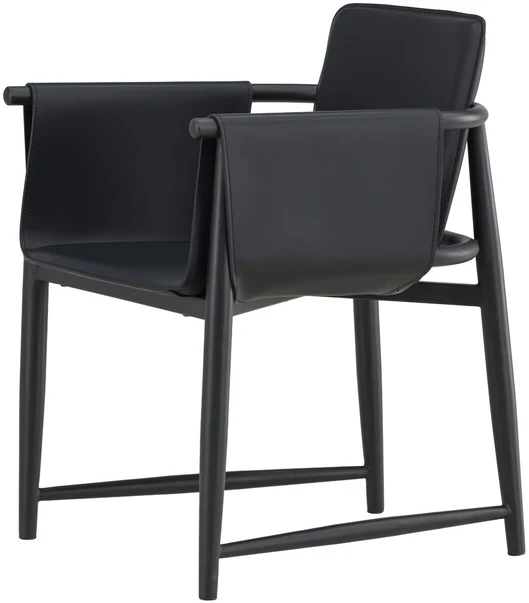 Venture Design Fotelis Bjäre 60x61x78 cm Juodas metalinis rėmas