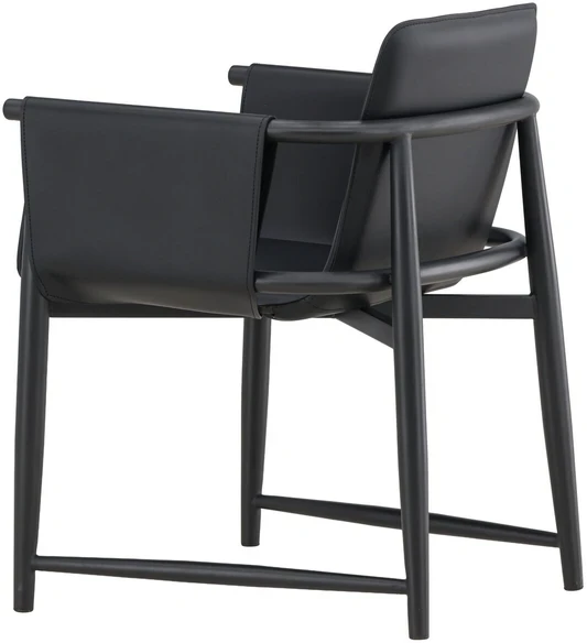 Venture Design Fotelis Bjäre 60x61x78 cm Juodas metalinis rėmas