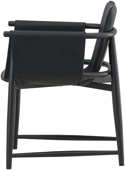 Venture Design Fotelis Bjäre 60x61x78 cm Juodas metalinis rėmas