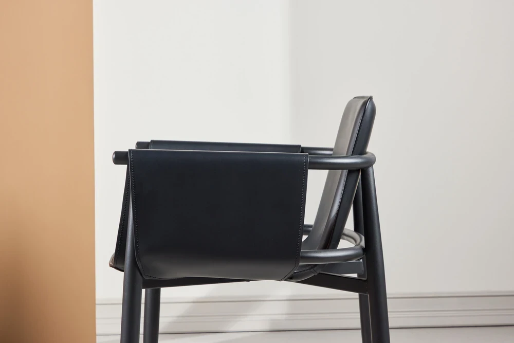 Venture Design Fotelis Bjäre 60x61x78 cm Juodas metalinis rėmas