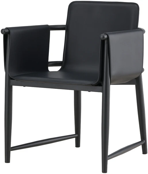 Venture Design Fotelis Bjäre 60x61x78 cm Juodas metalinis rėmas