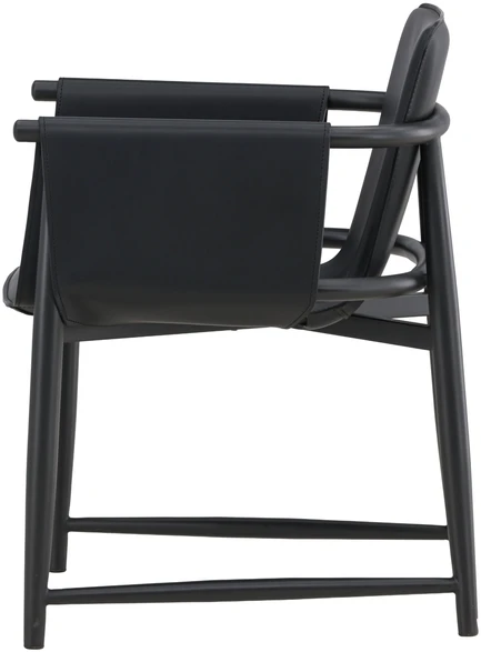 Venture Design Fotelis Bjäre 60x61x78 cm Juodas metalinis rėmas