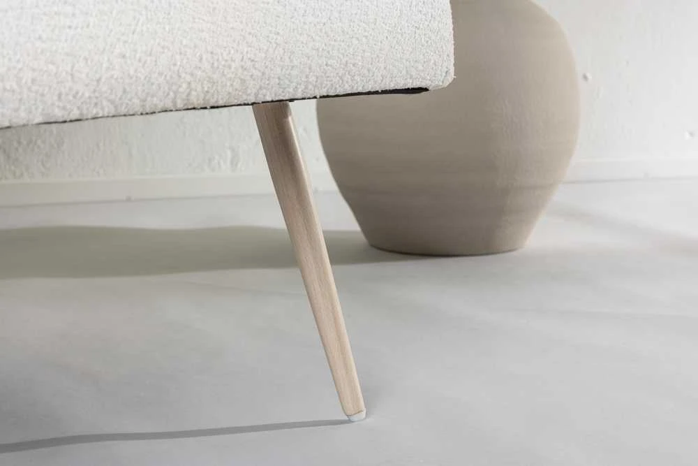 Venture Design Fotelis, Bloom viengulė sofa, 89x95x70 cm, Balta
