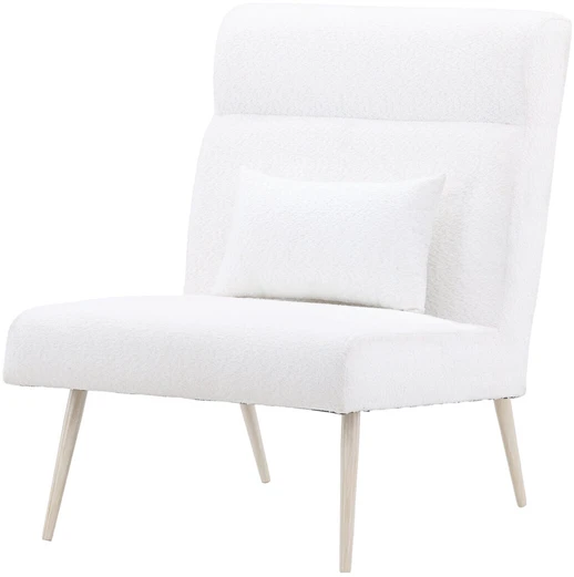 Venture Design Fotelis, Bloom viengulė sofa, 89x95x70 cm, Balta