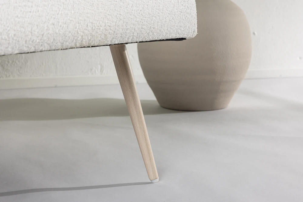 Venture Design Fotelis, Bloom viengulė sofa, 89x95x70 cm, Balta