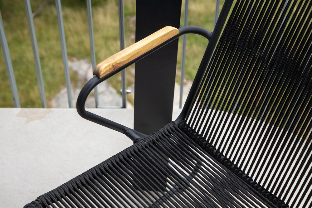 Venture Design Fotelis, Bois, 63x60x93 cm, Juodas