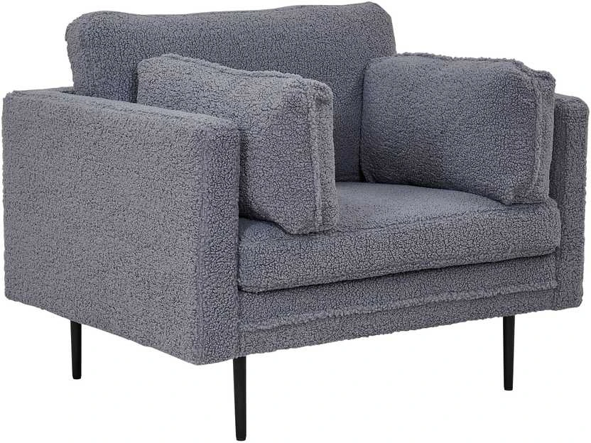 Venture Design Fotelis, Boom Single, 86x84x110 cm, Tamsiai pilka