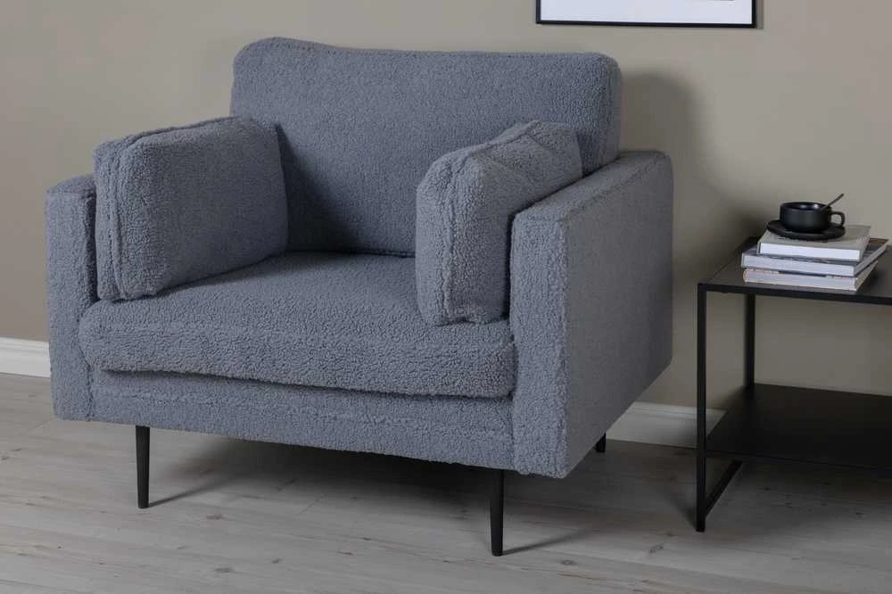 Venture Design Fotelis, Boom Single, 86x84x110 cm, Tamsiai pilka