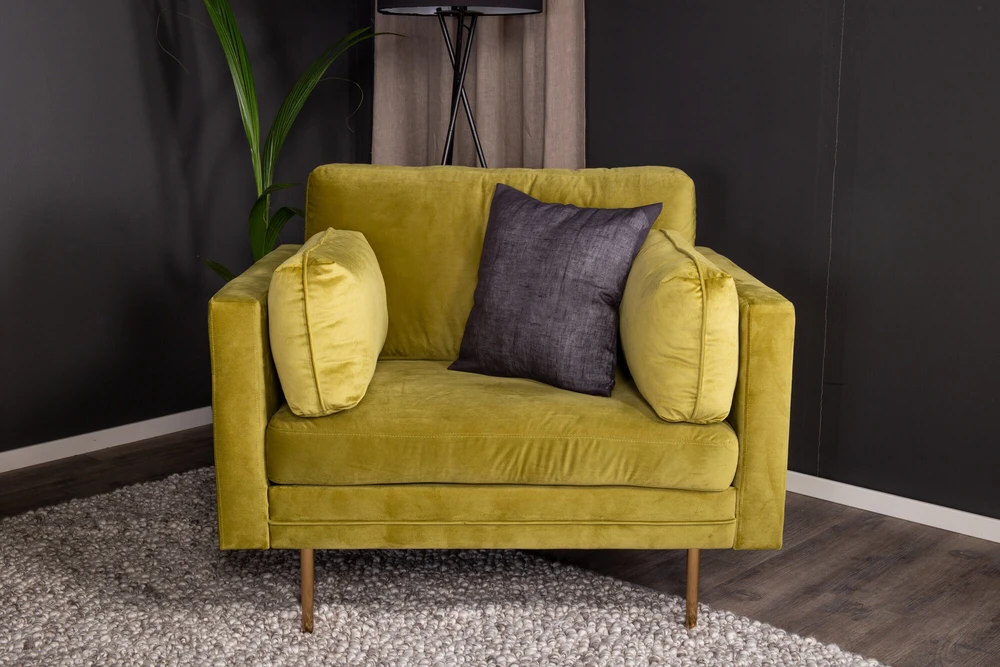 Venture Design Fotelis, Boom Single Velvet, 86x84x110 cm, Žalias