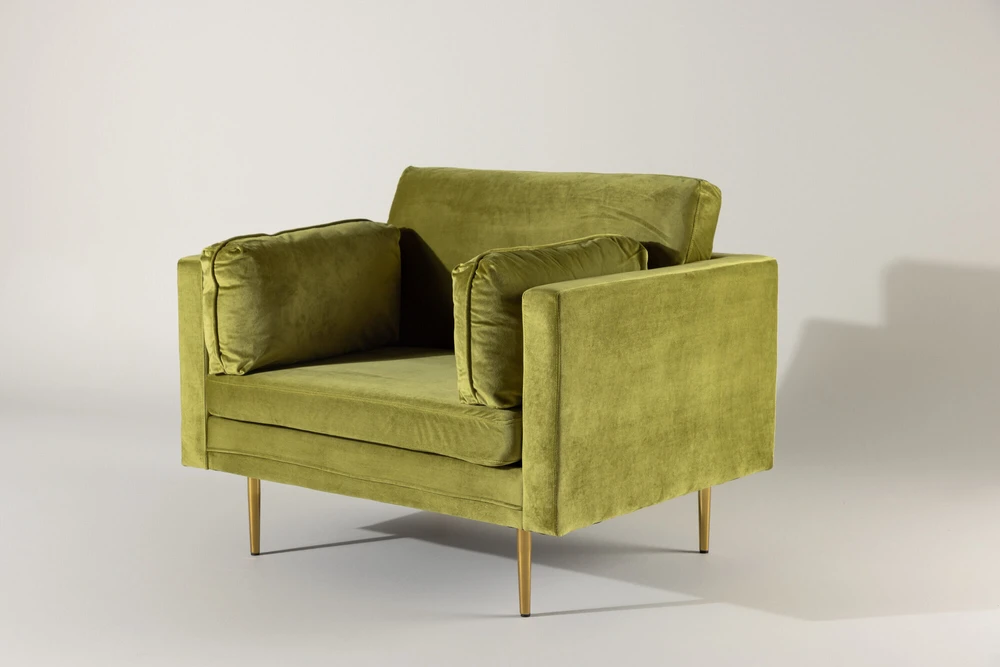 Venture Design Fotelis, Boom Single Velvet, 86x84x110 cm, Žalias
