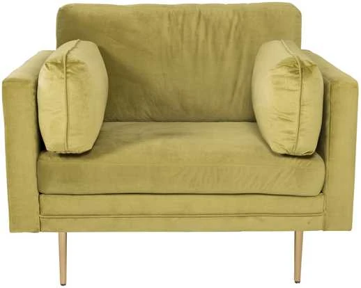 Venture Design Fotelis, Boom Single Velvet, 86x84x110 cm, Žalias