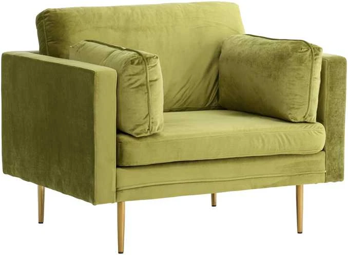 Venture Design Fotelis, Boom Single Velvet, 86x84x110 cm, Žalias