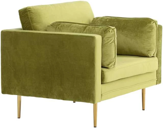 Venture Design Fotelis, Boom Single Velvet, 86x84x110 cm, Žalias