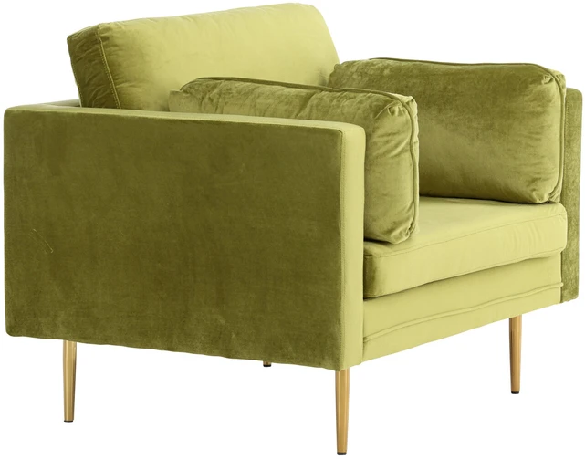 Venture Design Fotelis, Boom Single Velvet, 86x84x110 cm, Žalias