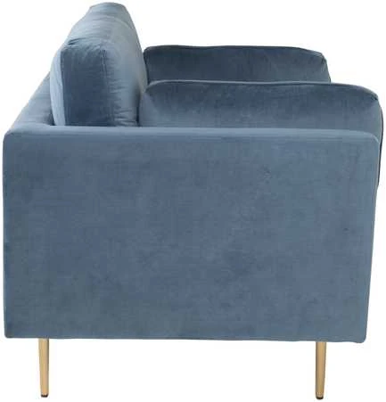Venture Design Fotelis, Boom viengubas veliūnas, 86x84x110 cm, Mėlyna