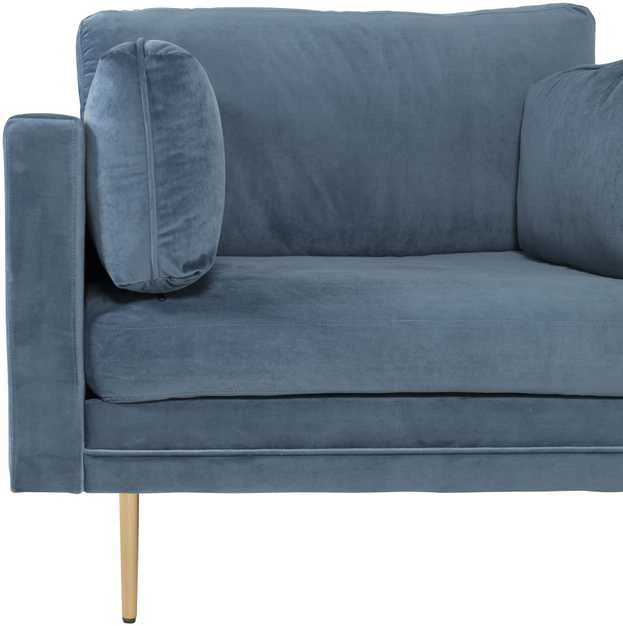 Venture Design Fotelis, Boom viengubas veliūnas, 86x84x110 cm, Mėlyna