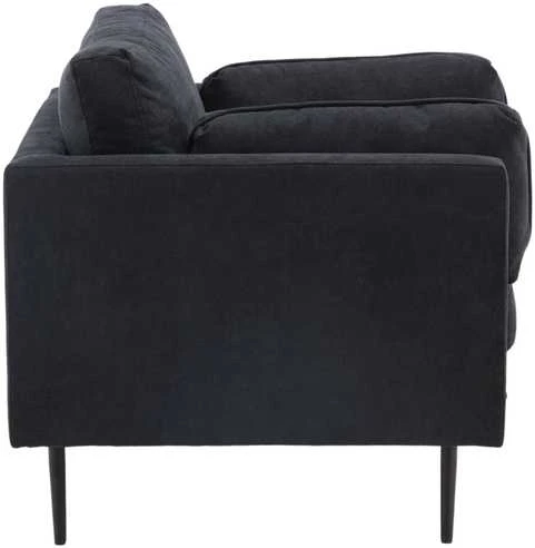 Venture Design Fotelis, Boom viengulė sofa, 86x84x110 cm, Juoda